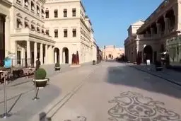 خیابانی در قطر که 20 درجه خنک تر از باقی خیابان‌هاست