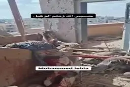 فیلم جدید و تلخ از کشتار کودکان در بیمارستان غزه 