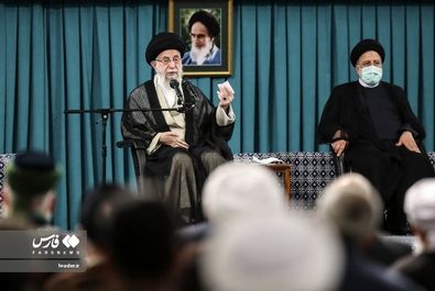 دیدار مسئولان نظام و میهمانان وحدت اسلامى‌ با رهبر انقلاب