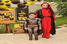 شیرین زبانی بامزه پسر سپیده خداوردی روی آنتن زنده 