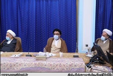 دیدار اعضای جامعه روحانیت مبارز با رییس جمهور