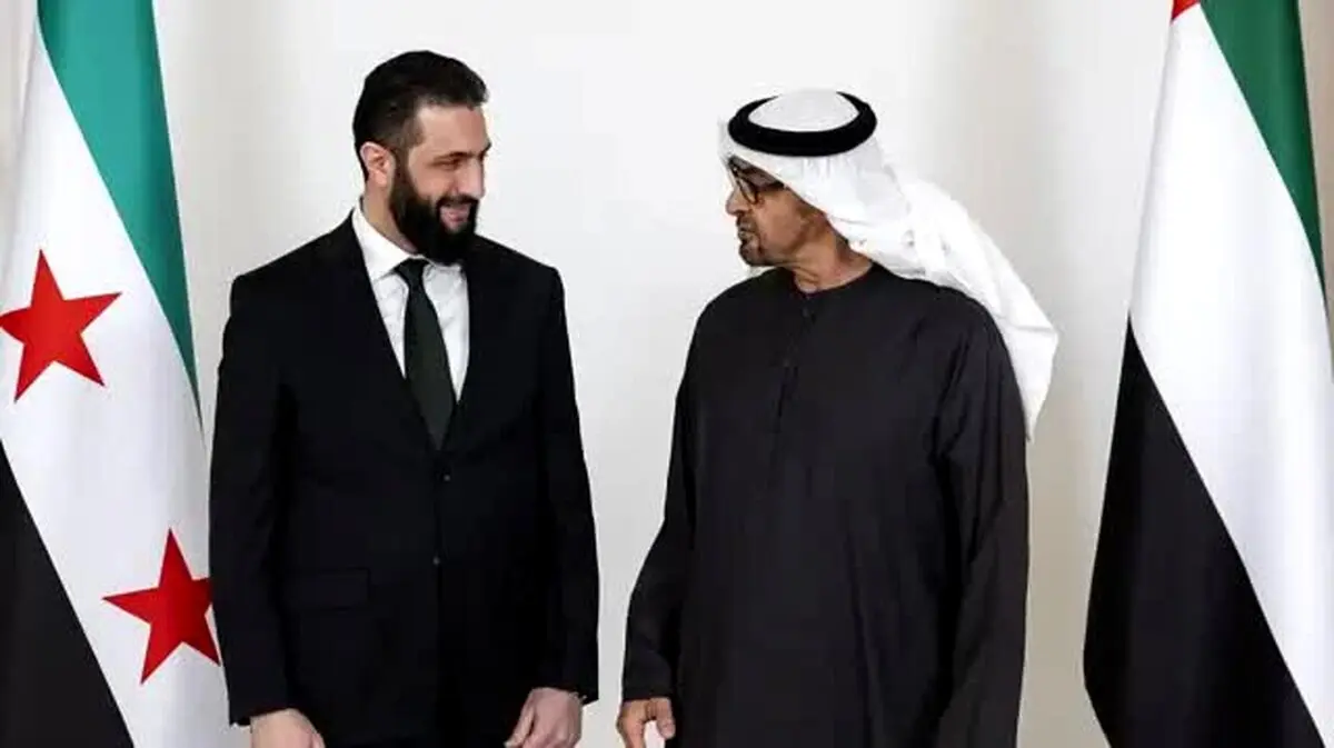 جزئیات گفت‌وگوی ناگهانی احمد الشرع با رئیس امارات