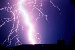 هرگز هنگام رعد و برق به حمام نروید!

