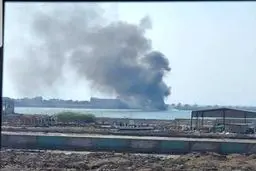 دومین حمله آمریکا و انگلیس به الحدیده یمن +فیلم