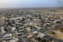  تصاویر هوایی از خسارت سنگین زلزله در هرمزگان