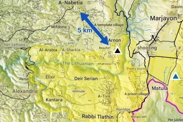 وضعیت خطرناک در شهر استراتژیک نبطیه لبنان