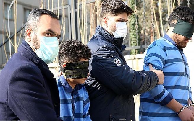 تصاویر بازداشت قاتلان امیرمحمد خالقی دانشجوی دانشگاه تهران