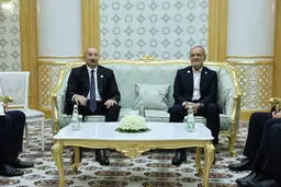 رایزنی پزشکیان‌و‌علی‌اف در حاشیه اجلاس خزر