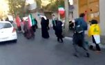 تجمع عده ای مقابل خانه حسن روحانی با شعار تند علیه مسئولان کشور