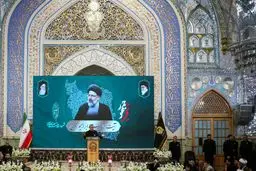 مراسم بزرگداشت شهدای خدمت در حرم رضوی