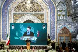 مراسم بزرگداشت شهدای خدمت در حرم رضوی