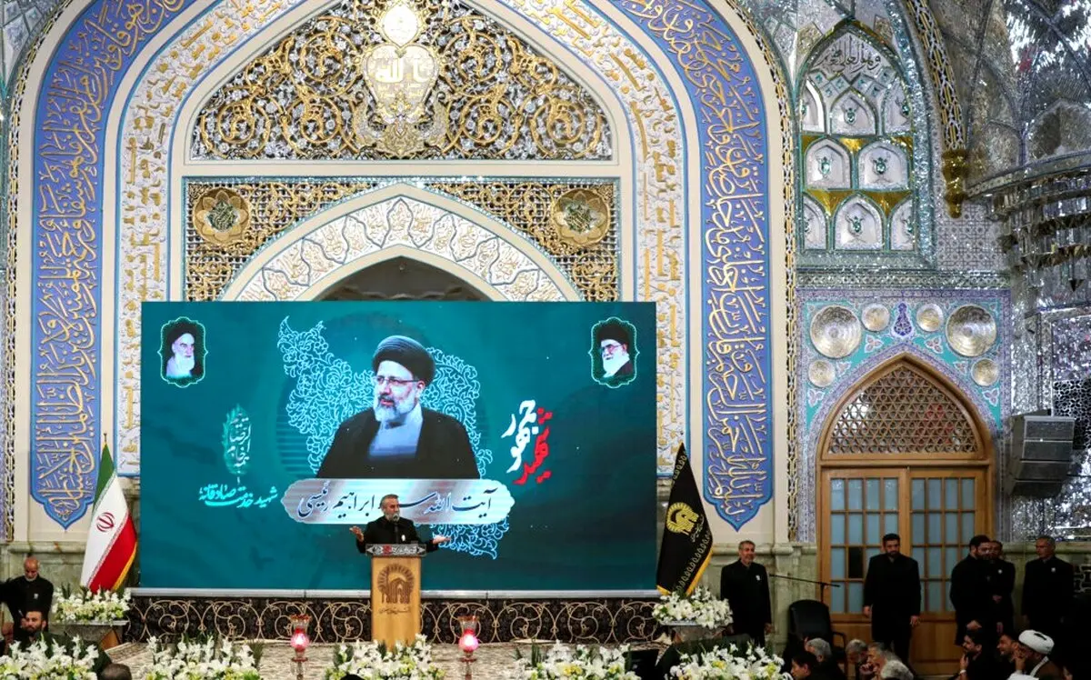 مراسم بزرگداشت شهدای خدمت در حرم رضوی