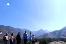 پرواز هواپیمای ایلیوشین سپاه برای اطفاء حریق پارک ملی گلستان 