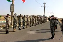 بازدید امیر صباحی فرد از منطقه پدافند هوایی شمال‌ شرق
