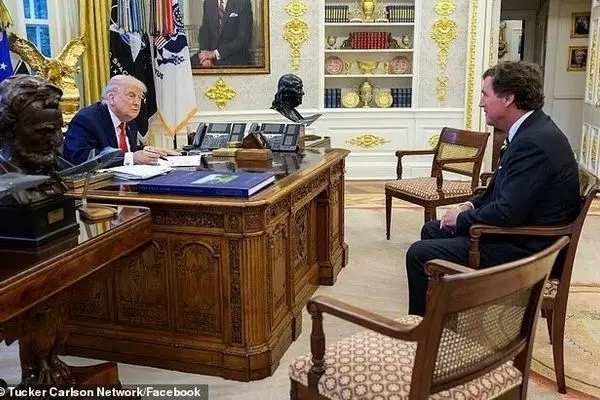 جزئیات دیدار تاکر کارلسون با ترامپ در کاخ سفید