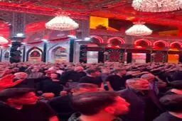 طنین شعار ابالفضل علمدار خامنه‌ای نگهدار در حرم امام حسین (ع)