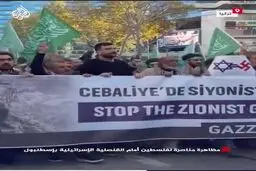تظاهرات همبستگی با فلسطین در استانبول