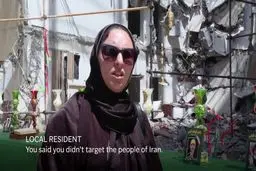 گزارش آسوشیتدپرس از مناطق مسکونی آسیب‌دیده در تهران 