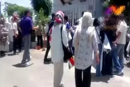 تجمع دوومیدانی‌کاران مقابل وزارت ورزش برای استعفای حدادی