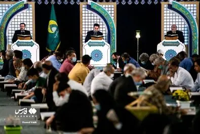 جزء خوانی قران کریم در شاه عبدالعظیم