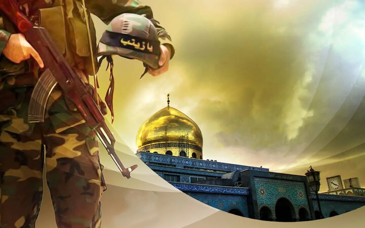 تشییع پیکر ۲ پاسدار مدافع حرم در حرم حضرت رقیه(س) 