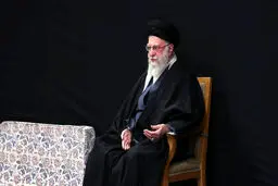 مراسم عزاداری فاطمیه در حضور رهبر انقلاب