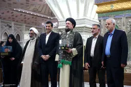 هدایای ویژه وزیر پزشکیان به سیدحسن خمینی + تصاویر