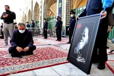 مراسم تدفین علامه حکیمی