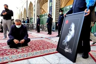 مراسم تدفین علامه حکیمی