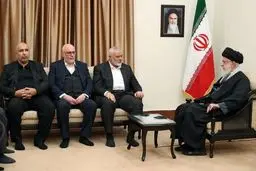 تصاویر دیدار اسماعیل هنیه با رهبر معظم انقلاب اسلامی