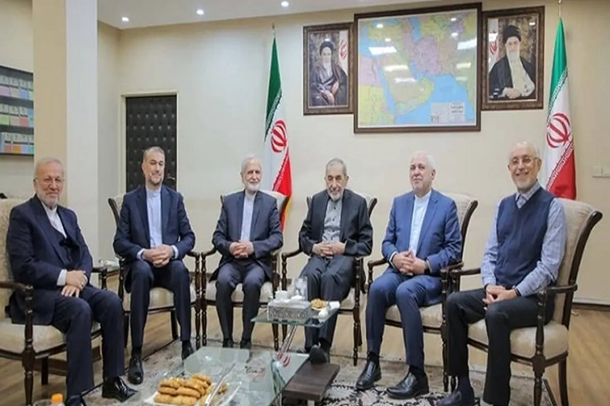 دیدار امیرعبداللهیان و وزرای خارجه سابق با ولایتی + عکس