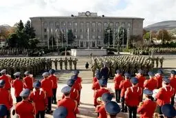 الهام علی‌اف در رژه نظامی قره‌باغ: آذربایجان به جنگ جدید نیاز ندارد