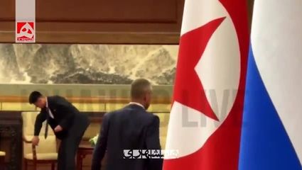 رفتار عجیب محافظان رهبر کره شمالی بعد از دیدار با پوتین
