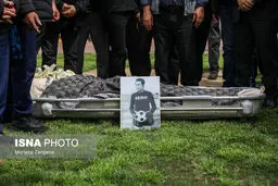 تصاویر مراسم تشییع پیکر «فرامرز ظلی» 