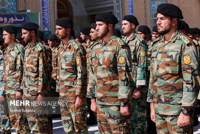 عهد سربازی در مسجد مقدس جمکران