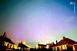 عکس/ بارش شهابی بر فراز آسمان بریتانیا