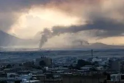 حمله مستقیم اسرائیل به کرمانشاه | تصویر انفجار دقایقی قبل منتشر شد