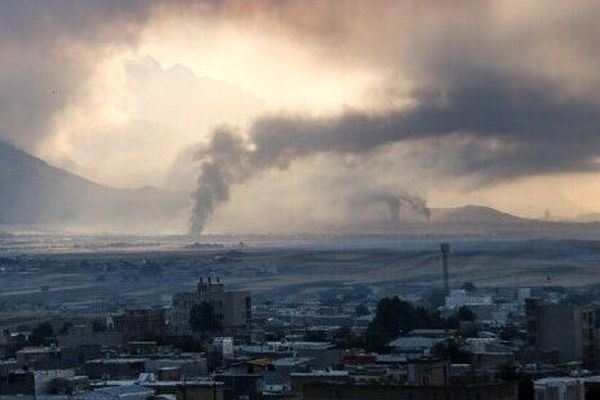 حمله مستقیم اسرائیل به کرمانشاه | تصویر انفجار دقایقی قبل منتشر شد