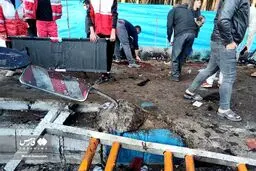 تصاویری از محل حادثه انفجار تروریستی در کرمان