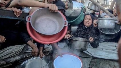 مستند سازمان ملل از لحظه تیراندازی به کودکان گرسنه در انتظار غذا