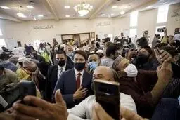  نخست وزیر کانادا برای عید قربان به مسجد رفت؛تصاویر