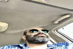 گریم عجیب و غریب محسن تنابنده + عکس دیده نشده 