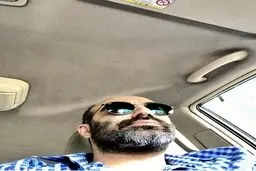 گریم عجیب و غریب محسن تنابنده + عکس دیده نشده 