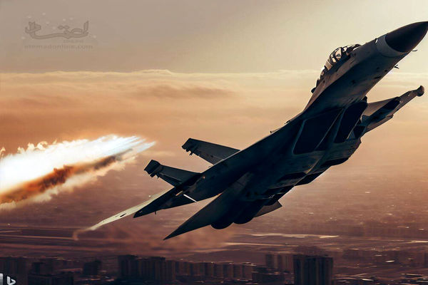 رقص قدرتمند جنگنده Su-30 SM روسیه در آسمان