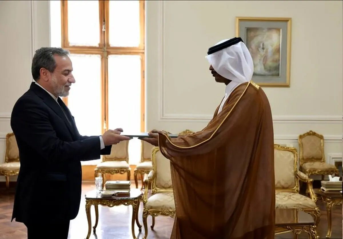دیدار سفیر جدید قطر در تهران با عراقچی