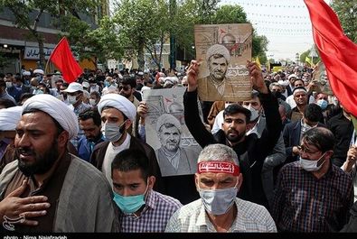 تصاویر | تشییع پیکر شهید حجت‌الاسلام اصلانی در مشهد
