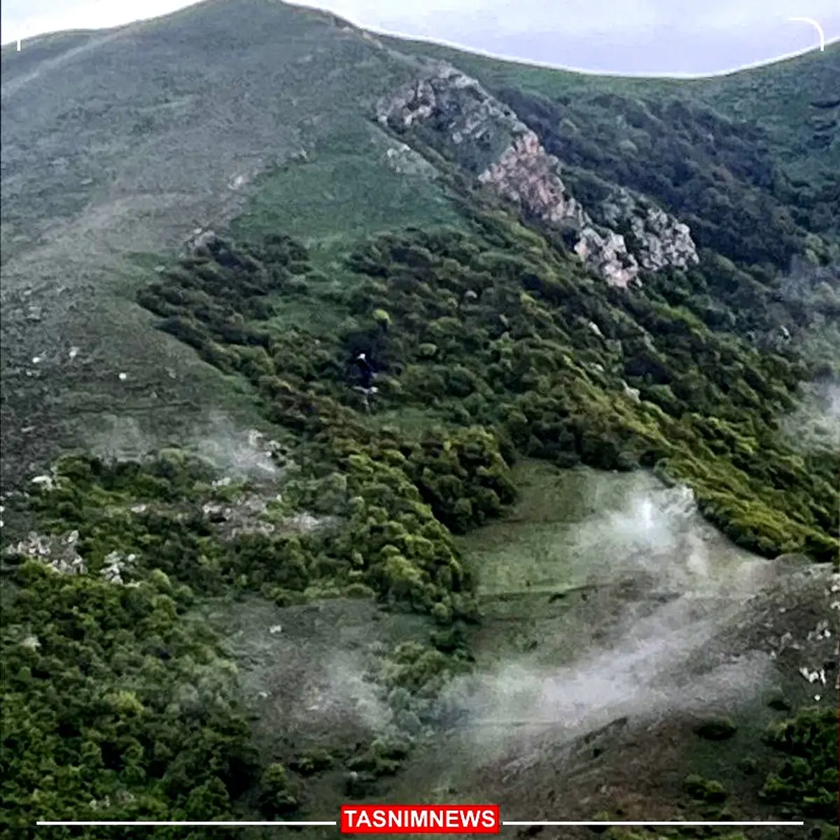 اثری از زنده بودن سرنشینان بالگرد نیست