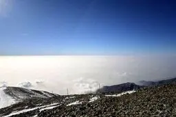 حجم آلودگی هوای تهران را از فراز توچال