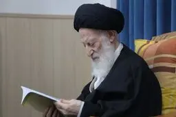 اولین فیلم از پیکر مطهر آیت‌الله شبیری زنجانی