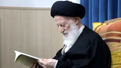 اولین فیلم از پیکر مطهر آیت‌الله شبیری زنجانی